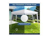 Boyel Living 10 x 10 Feet Outdoor Pop-up Patio Canopy for Beach and Camp