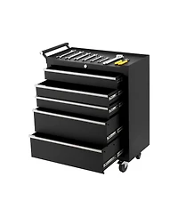 Gaomon 6-Drawer Portable Tool Storage Cart, Rolling Tool Chest Cabinet, Lockable Toolbox Organizer