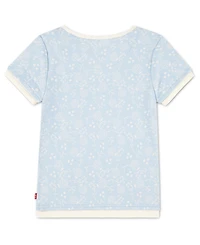 Levi's Girls' 7-16 Layered Short-Sleeve Top