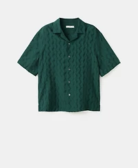 Mango Men's Regular-Fit Lyocell Shirt
