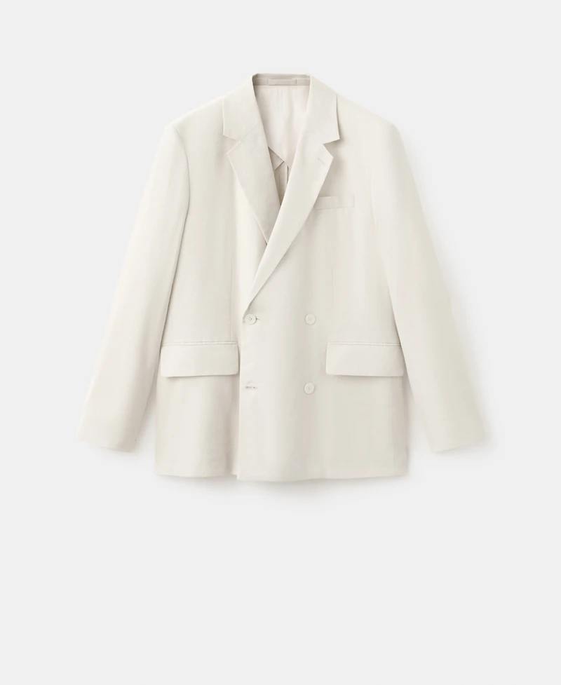 Mango Men's Boston Regular-Fit Double-Breasted Suit Blazer