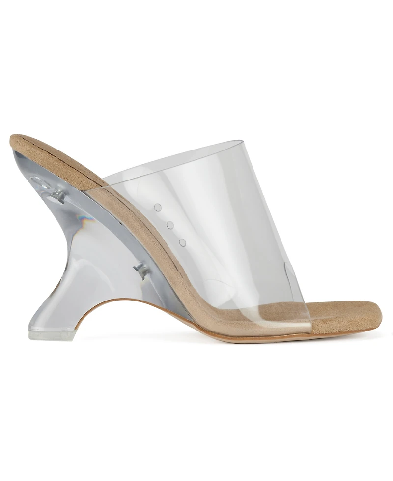 Jeffrey Campbell Women's Bare Sculpted-Wedge Sandals