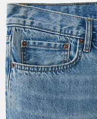 Mango Men's Straight-Fit Denim 8.86" Bermuda Shorts