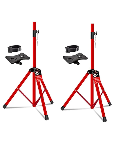 5 core Speaker Stands Pair Adjustable 54 Inch Tripod 132 lbs Capacity 35mm Mount for Dj Pa Use