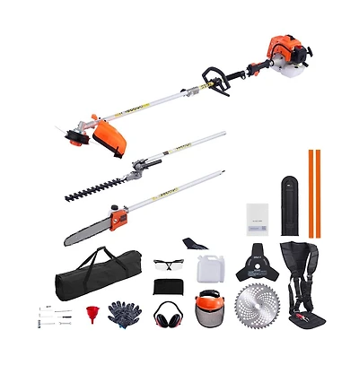 Sugift Gas Hedge Trimmer 2 Cycle Gas Power Handheld Hedge Trimmer