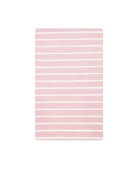 Hudson Baby Girl Cotton Poly Flannel Burp Cloths Bundle 12-Pack, Soft Pink Floral, One Size