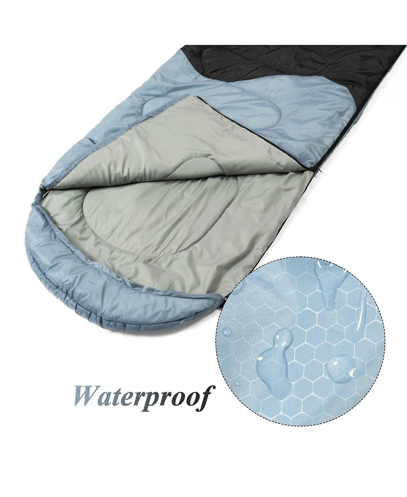 Gnuadz Sleeping Bag 3 Seasons Adults Camping Hiking Lightweight Portable Backpacking Spring Summer Fall Winter