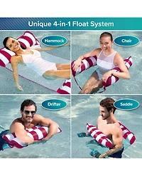 Gnuadz Aqua Monterey Hammock Pool Float 4-in-1