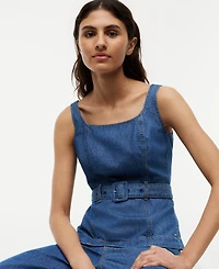 Tommy Hilfiger Women's Belted Sleeveless Top