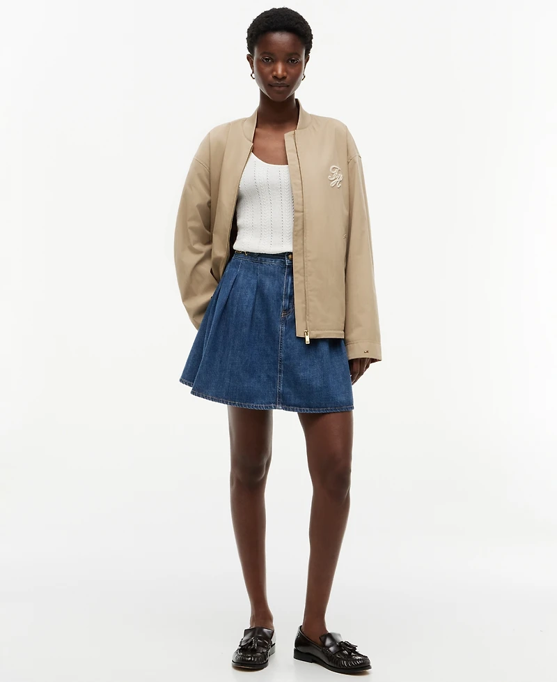Tommy Hilfiger Women's Cotton Bomber Jacket