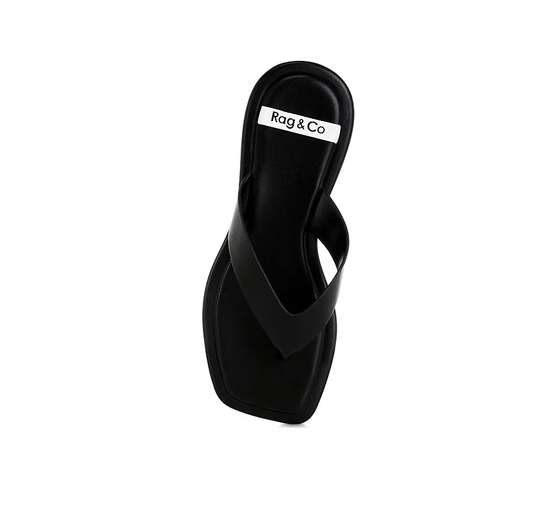Rag and Co Women's Makawi Thong Toe Slip Ons