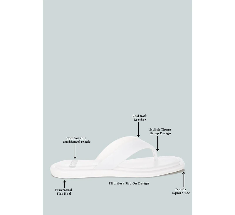 Rag and Co Women's Makawi Thong Toe Slip Ons
