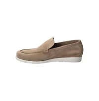 Mephisto Men's Valner Taupe Leather Loafers