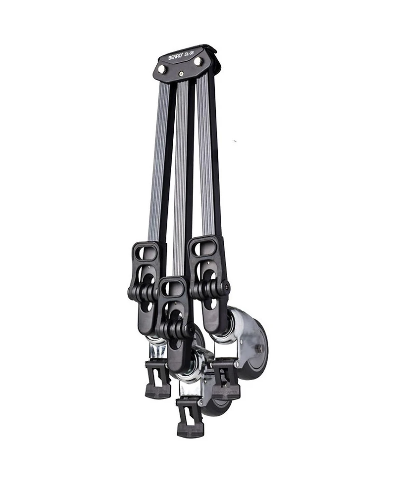 Benro BV4 Pro 3-Section Aluminum Video Tripod, Bundle with Dl-08 Dolly