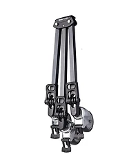 Benro BV4 Pro 3-Section Aluminum Video Tripod, Bundle with Dl-08 Dolly