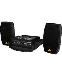 Behringer Europort PPA200 200-Watt 5-Channel Portable PA System with Wireless Microphone Option, Klark Teknik Multi-fx Processor