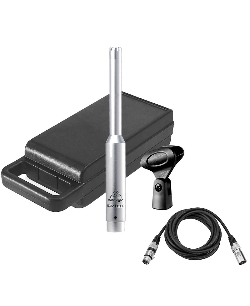 Behringer ECM8000 Ultra-Linear Omni-Directional Measurement Condenser Microphone, Bundle with 10' Xlr Microphone Cable