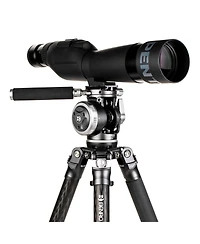 Benro Mammoth TMTH44C 4-Section Carbon Fiber Tripod with WH15 2-Way Wildlife Fluid Head