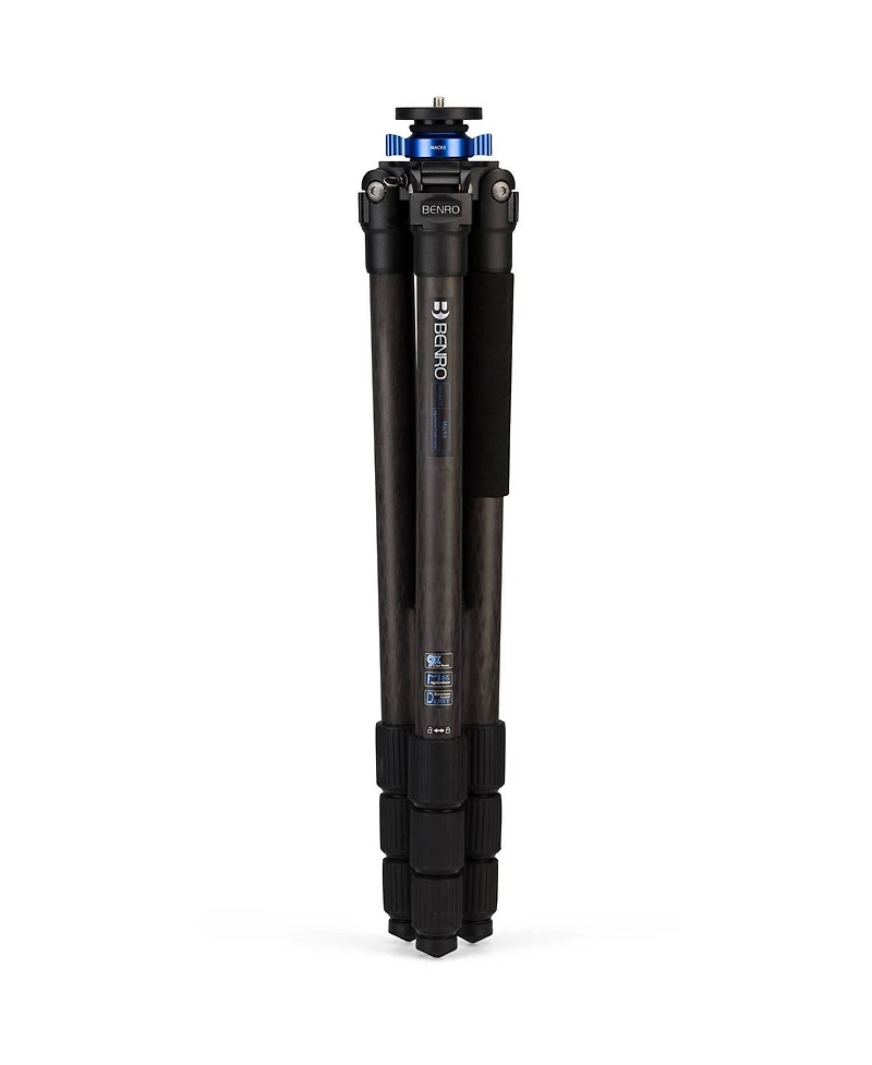 Benro Mach3 TMA48CXL Series 4 4-Section 9X Carbon Fiber Extra Long Tripod, Twist Lock