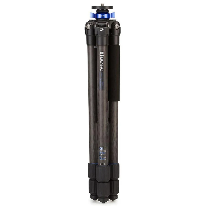 Benro Mach3 TMA37C Series 3 3-Section 9X Carbon Fiber Tripod, Twist Lock