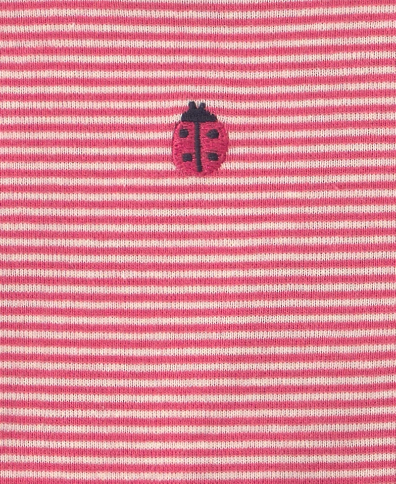 Carter's Baby Girl's Ladybug Bodysuit & Pant 3-Piece Set