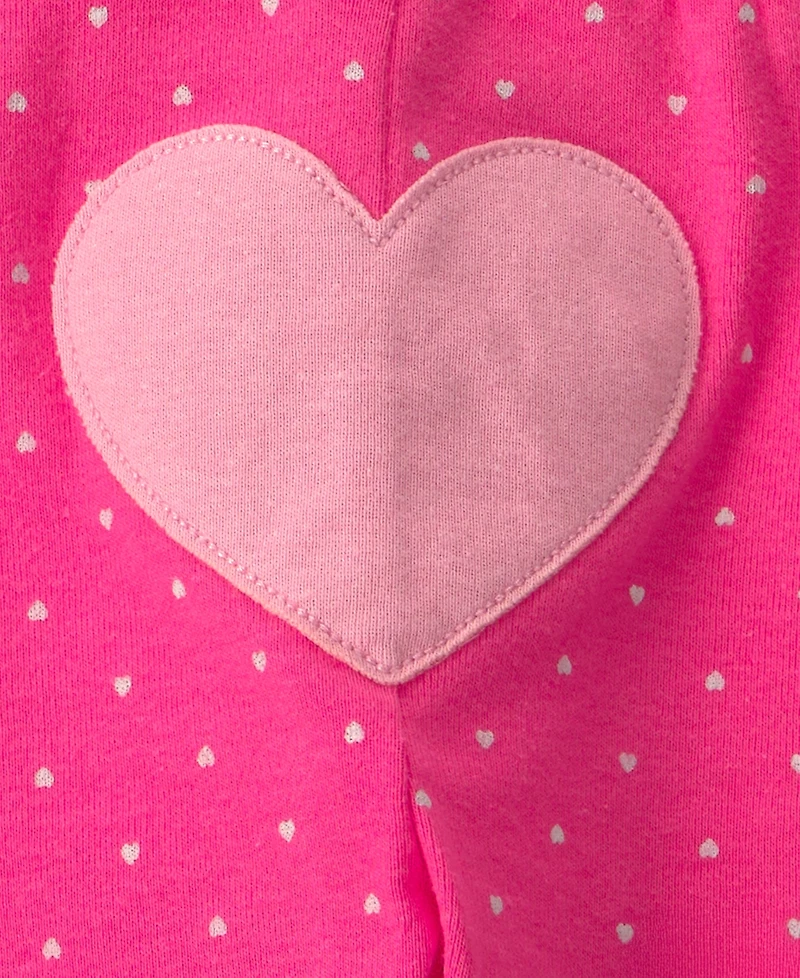 Carter's Baby Girl's Heart Bodysuit & Pant 3-Piece Set