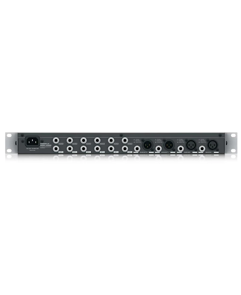 Behringer Powerplay HA6000 6-Channel High-Power Headphones Mixing and Distribution Amplifier