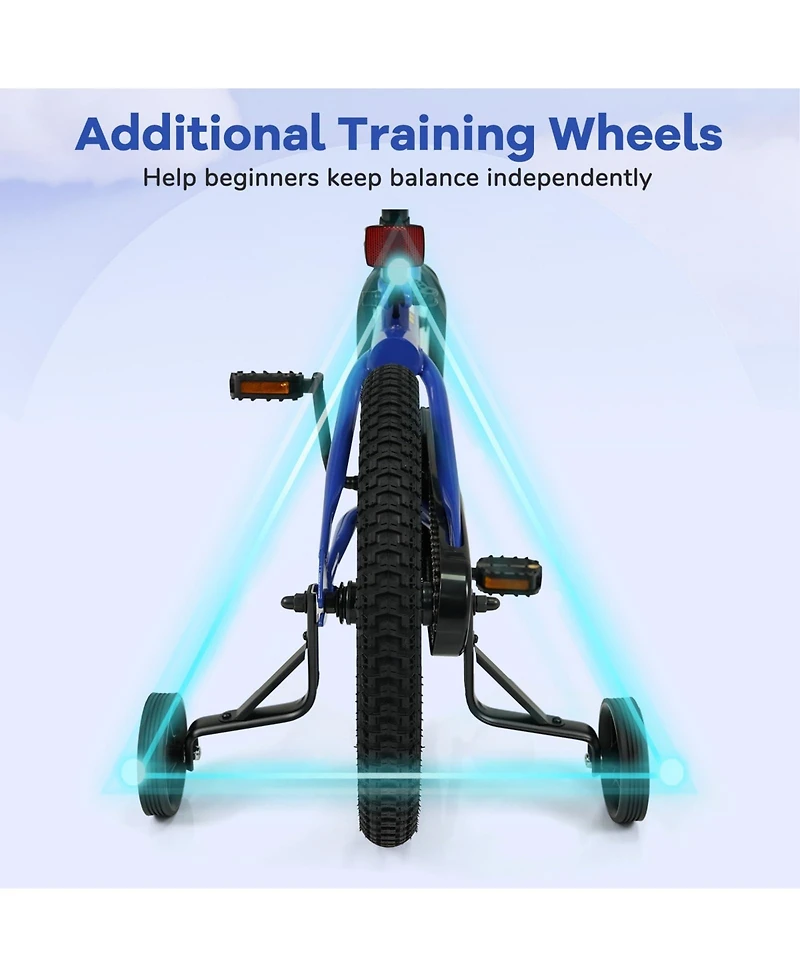 Mecale Kids Bike with Removable Training Wheels