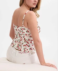 Guess Women's Marilyn Sweetheart Neck Bustier Top
