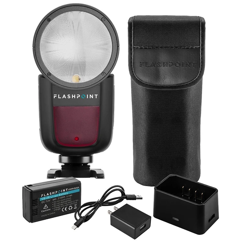 Flashpoint Zoom Li-on X R2 Ttl On-Camera Round Flash Speedlight For Sony (Godox V1)
