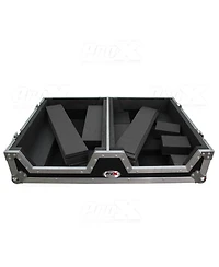 ProX Xs-SCDM12W Single Dj CD Player and 12" Mixer Case with Low Profile Wheels and Retractable Handle