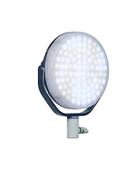 Nanlite miro 30C 30W Rgbw Led Round Panel Light, Bundle with 10000mAh 38.5Wh Qi Wireless Power Bank and Power Bank Holder