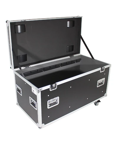 ProX Xs-UTLD1 Large Utility Case with Divider and 4" Caster Wheels