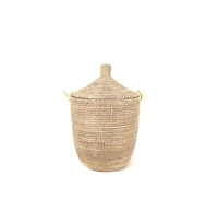 Mbare, Dou Lid Storage Basket Monochrome
