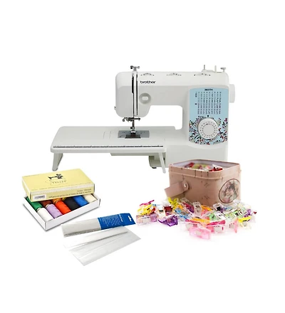 Brother XR3774 Wide Table Sewing and Quilting Machine with Accessories Bundle