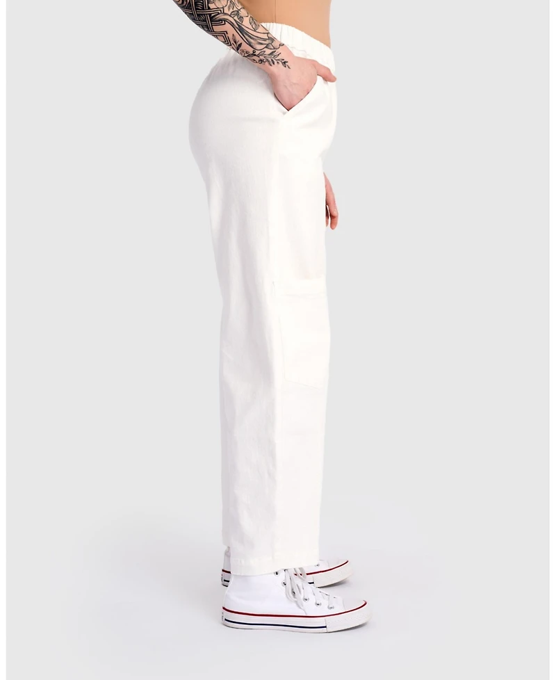Alembika Women's Twill Papaya Relaxed Pants