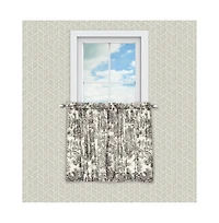 Ellis Curtain Victoria Park Toile Design Printed Room Darkening 2-Piece Window Rod Pocket Pair