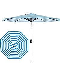 gaomon Outdoor 9FT Stripe Outdoor Patio Umbrella, Uv Protection Waterproof for Pool Deck Yard