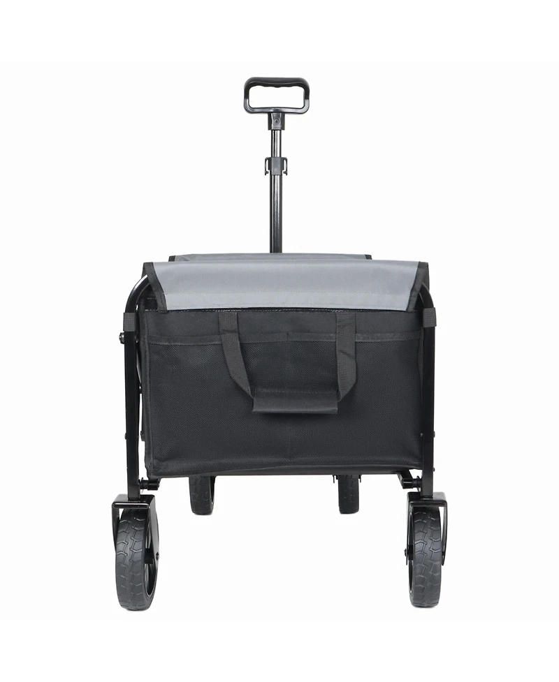 Mondawe All-in-One Convertible Utility Carts - Bench Seat/Dog Tether All-Terrain Wheels