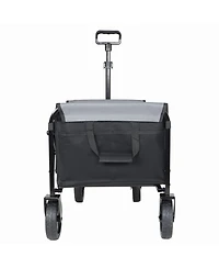 Mondawe All-in-One Convertible Utility Carts - Bench Seat/Dog Tether All-Terrain Wheels