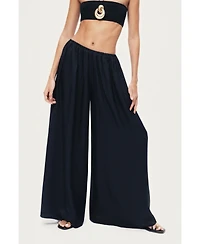 Nocturne Women's Elasticated Wide Leg Pants