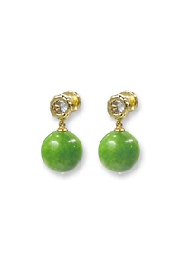 Classicharms Olivia Peridot Bead Drop Earrings