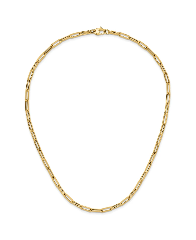Macy's Paperclip Chain Necklace in 18k Yellow Gold