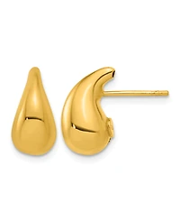 Macy's Teardrop Stud Earrings in 18k Yellow Gold