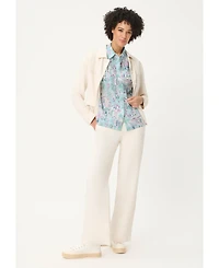 Olsen Women's Italian Villa Print Shirt