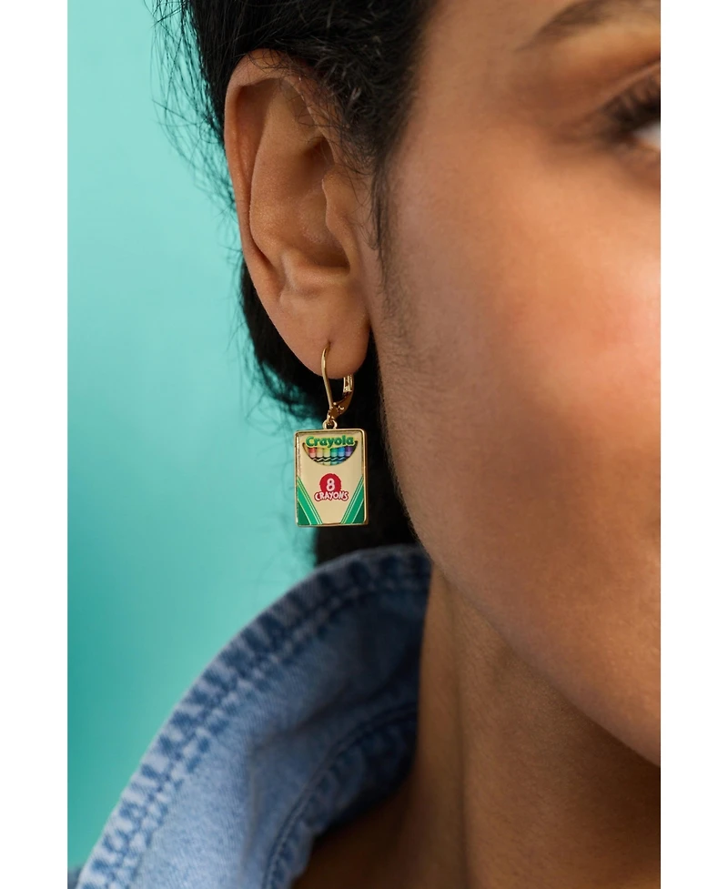 Alex and Ani Crayola 'To Teach Is To Color A Life Forever' Crayon Box Earrings