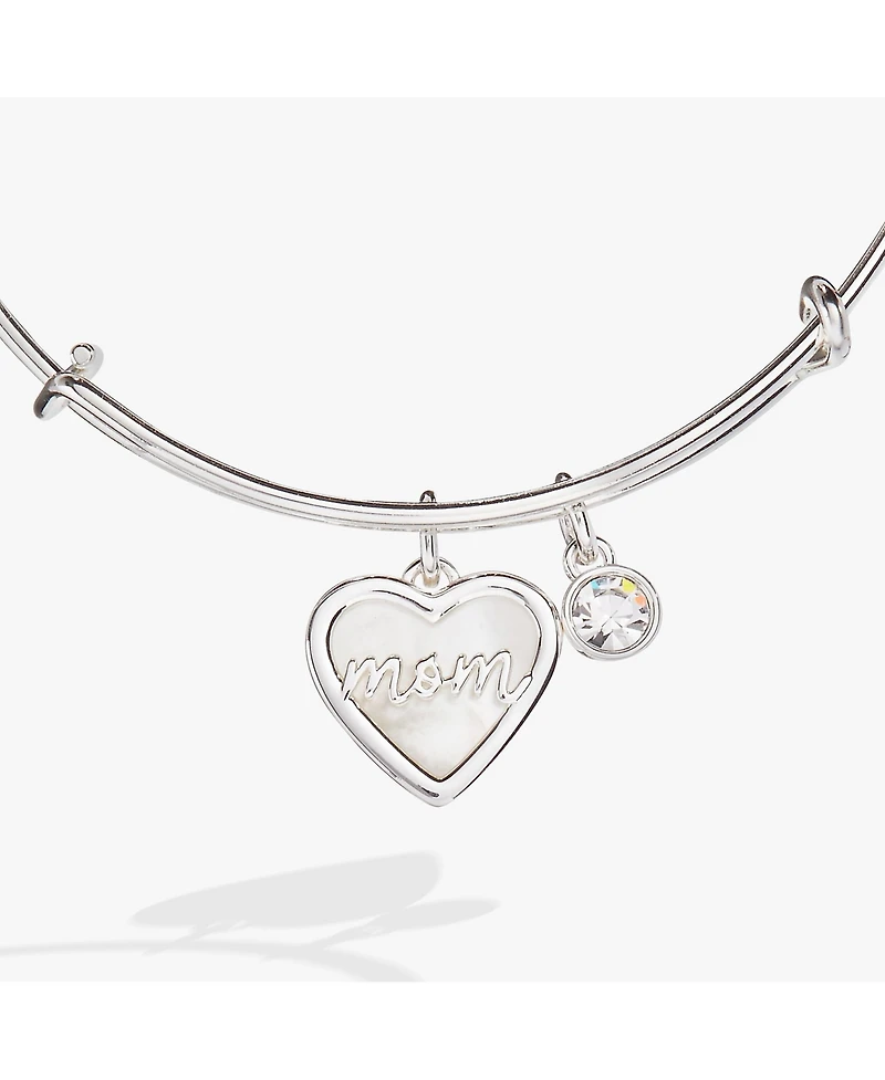 Alex and Ani Mom Mother of Pearl Bangle