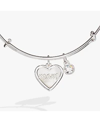 Alex and Ani Mom Mother of Pearl Bangle