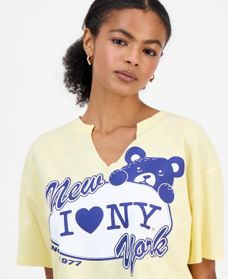 Grayson Threads, The Label Juniors' I Love Ny Graphic T-Shirt