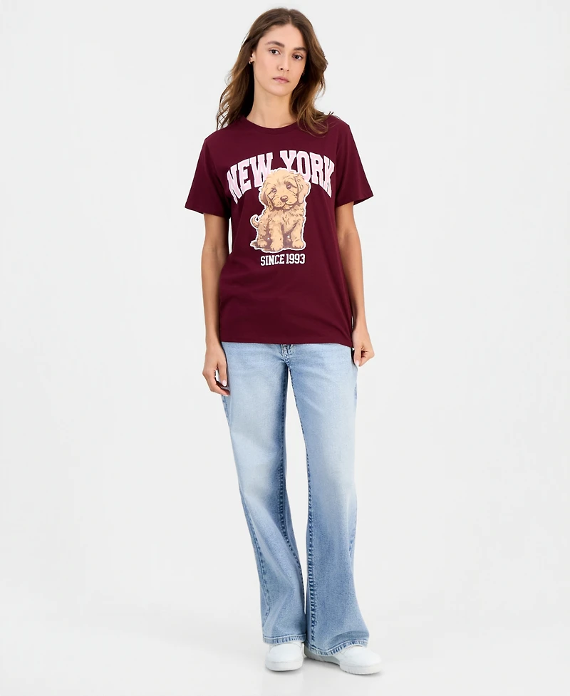 Grayson Threads, The Label Juniors' New York Dog Short-Sleeve T-Shirt